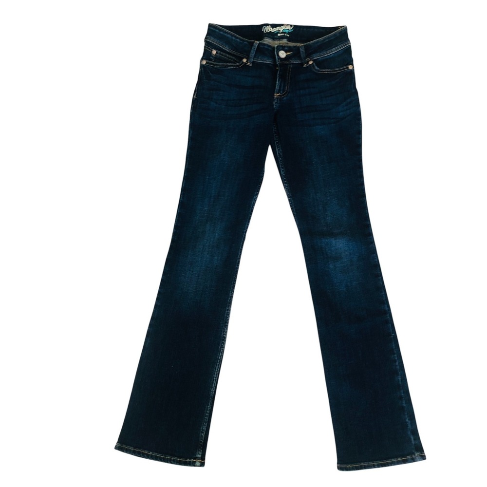 Wrangler Y2k Women's Bootcut Dark Wash Denim Classic Cowgirl Rodeo‎ Jeans Sz 3